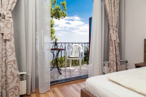 Blick vom Balkon