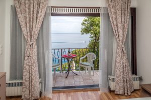 Blick vom Balkon