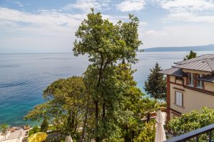 Blick vom Balkon