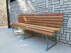 May 27, 2017 - This beautiful bench (Croatian "Klupa") comes from the estate of my father. The bench is probably about 50 years old and is handmade. Over the winter months I restored the bench. It is now in the place where it belongs, in Villa Inge in Mošćenička Draga!