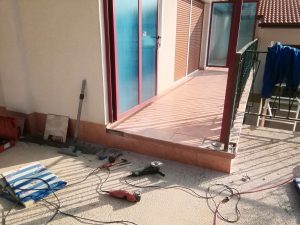October 20, 2017 - In the guest house Villa Inge, Mošćenička Draga, is always something to do. Here we renew some balcony coverings!