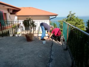 07. Mai 2018 - Kleinere Reparaturen sind in der Villa Inge fast täglich auszuführen. Verfügbare Handwerker sind in Mošćenička Draga kaum zu bekommen!