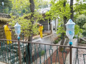 April 25, 2022 - As every year, we have the most work cleaning the exterior with the pressure washer. This engine noise can now be heard in many places in Mošćenička Draga. In Villa Inge, virtually every stone is cleaned with it!