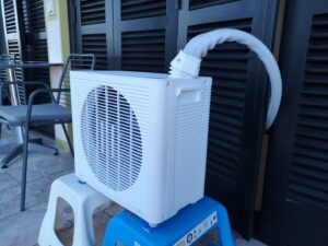 09. August 2025 - Neue mobile Midea-Klimageräte mit 12.000 BTU sorgen nun auch in den Doppelzimmern der Villa Inge in Mošćenička Draga für angenehme Temperaturen!